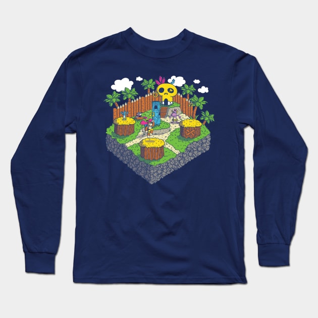 Mumbo's Mountain Long Sleeve T-Shirt by hoborobo